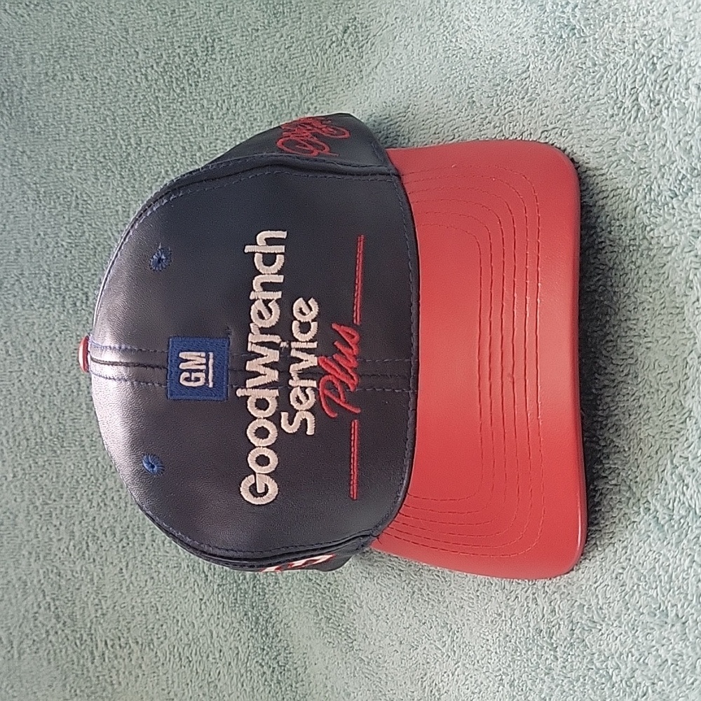 Dale Earnhardt Sr leather cap